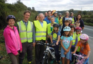 Farmoor bike path team